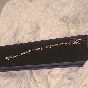 Swarovski rose gold bracelet